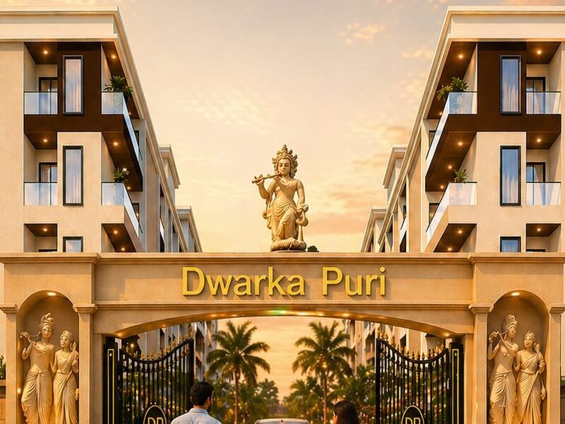 Dwarka Puri — Night view