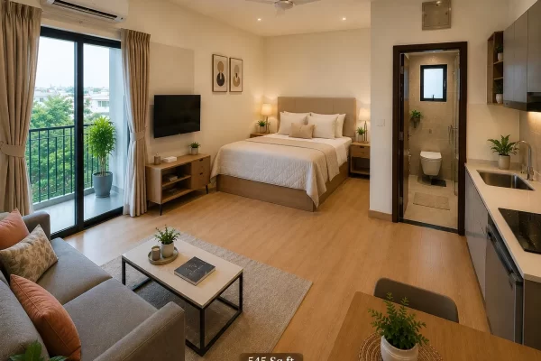Type A Studio — 545 sq.ft