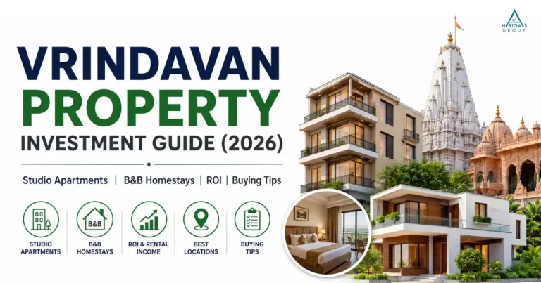 Vrindavan property investment with studio apartments and B&B homestays